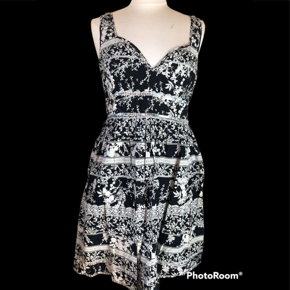 Black and White Summer Dress